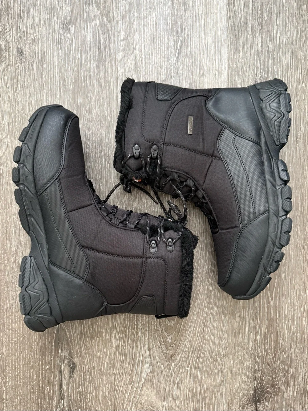 SHULOOK Men’s Waterproof Snow Boots – Size 11.5